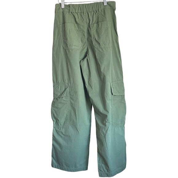 NWT Forever 21 Zipper-Pocket Cargo Pants in Olive Green - Size M - Picture 10 of 16